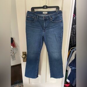 Madewell Women's Classic Blue Flare Jeans
